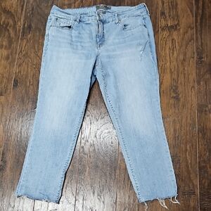 TORRID Crop Boyfriend Straight Vintage Stretch Mid-Rise Jean Size 14